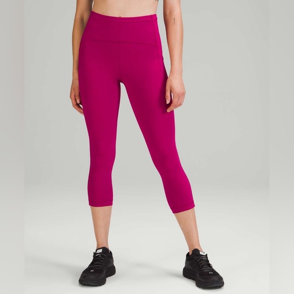 Lululemon Swift Speed High-Rise Crop 22” Wild Berry size 4 - Picture 1 of 5